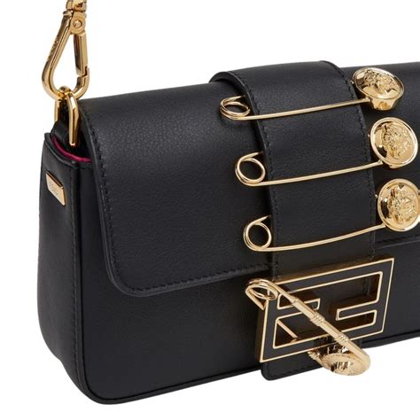 fendi bag with safety pin|fendi shoulder strap outlet.